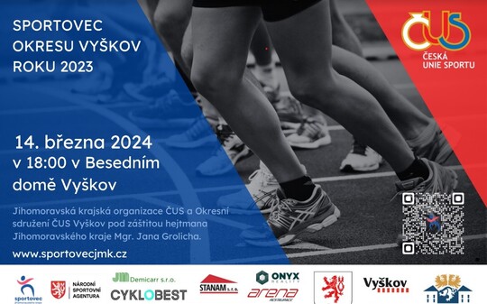 Galavečer - vyhlášení ankety Sportovec okresu Vyškov 2023